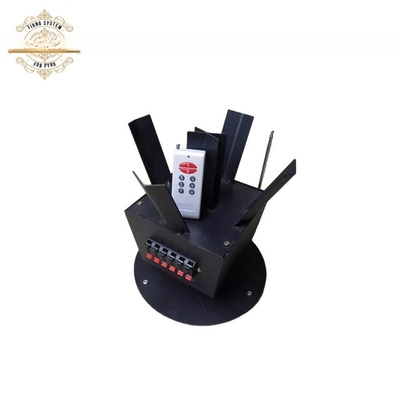 IP55 تدوير الألعاب النارية مصدر آلة لاسلكية تسلسل التحكم عن بعد 500m نظام إطلاق الألعاب النارية