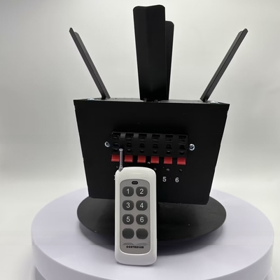 IP55 تدوير الألعاب النارية مصدر آلة لاسلكية تسلسل التحكم عن بعد 500m نظام إطلاق الألعاب النارية
