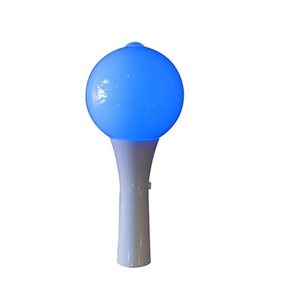 18*10CM LED Glow Flashing Stick White Shell Ball Wand للمؤتمرات الموسيقية