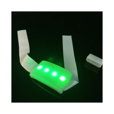 جهاز تحكم عن بعد مخصص لامع قابلة للتعديل مصباح LED يضيء أساور NFC RFID الترويجية المخصصة