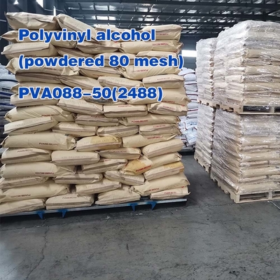 Pva مسحوق البوليفينيل الكحول 2488 الجزيئات Pva088-50 اللزجة عالية الرغوة اللاصق للأغراض الخاصة