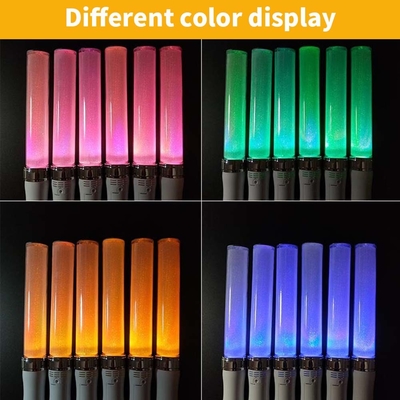 أكريليك ميني LED عصا مع مفتاح الدوار شعار ليزر مخصص ميني ضوء LED أكريليك عصا LED القلم الضوء