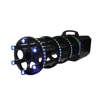 DJ Bar Atmosphere Handheld Six Shots Gatling Electric LED Confetti Gun Cannon نادي ليلي رذاذ ورق الكونفيتي