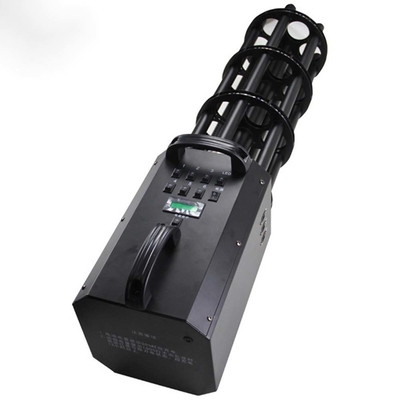 DJ Bar Atmosphere Handheld Six Shots Gatling Electric LED Confetti Gun Cannon نادي ليلي رذاذ ورق الكونفيتي