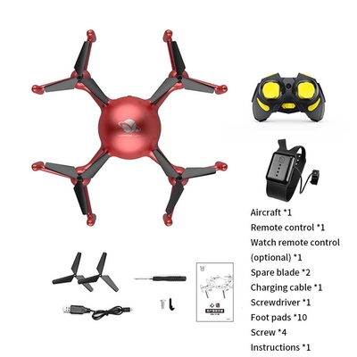 ميني متعدد الوظائف LED Light Display Drone مع برنامج تطبيق تحرير نص مخصص