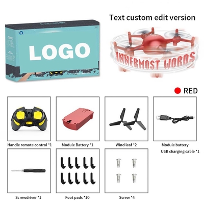 ميني متعدد الوظائف LED Light Display Drone مع برنامج تطبيق تحرير نص مخصص