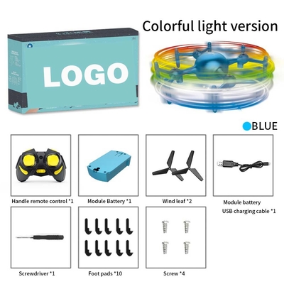 ميني متعدد الوظائف LED Light Display Drone مع برنامج تطبيق تحرير نص مخصص