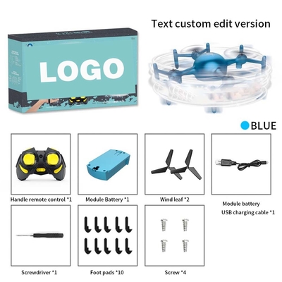 ميني متعدد الوظائف LED Light Display Drone مع برنامج تطبيق تحرير نص مخصص